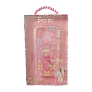 Xo Poppy iPhone Case 15|14|13 MagSafe Compatible NIB